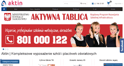 Desktop Screenshot of aktin.pl