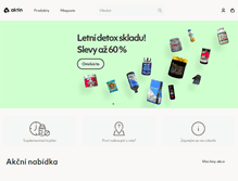 Tablet Screenshot of eshop.aktin.cz